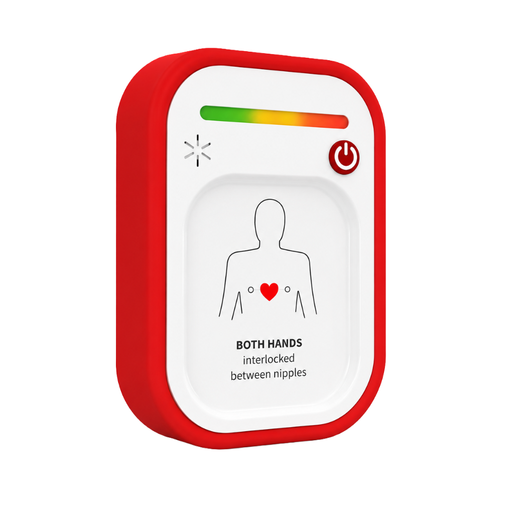 CPR PRAYAS Device Front Angle